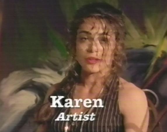 Yancy Butler as Karen, Grapevine 1992