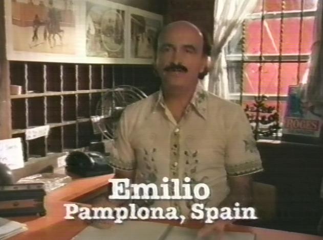 Emilio a hotel manager in Pamplona Spain
