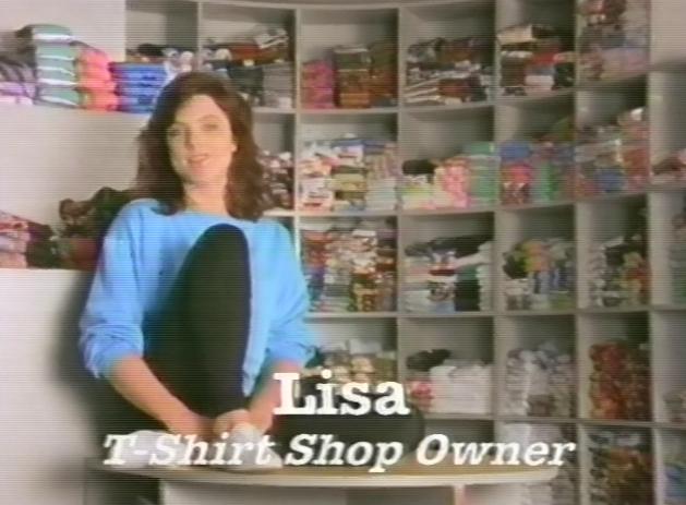 Courtney Thorne-Smith as Lisa, Grapevine 1992