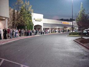 the really long line